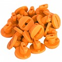 Moveandstic attaches de tuyau fusible de tuyau 20 pièces orange