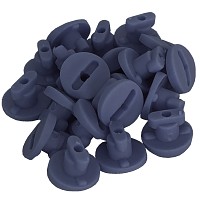 Moveandstic tube clips, set with 20 clips grey