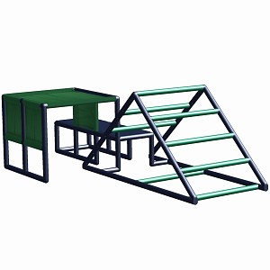 Move and stic - Sport-Fit 3 gris titane/vert