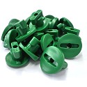 Moveandstic tube clips, set with 20 clips green
