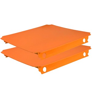 Moveandstic set de 2 assiettes 40x40cm orange Moveandstic set de 2 assiettes 40x40cm orange