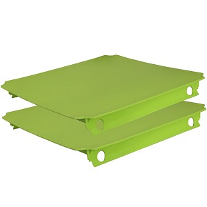 Moveandstic set de 2 plaques 40x40cm vert pomme