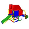 Moveandstic Fabian - play house with roof and a slide for small children