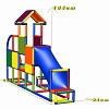 Move and stic - UDO climbing tower with crawling tube multicolor 1