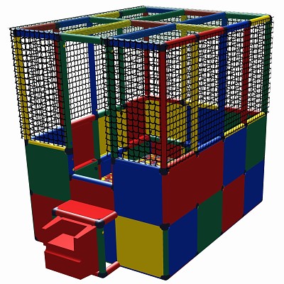 Move and stic ball centre with entrance support multi colored 