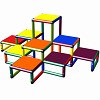 Move and Stic climbing podium MAEL multi colored 