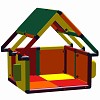 Move and Stic Maison de jeux pour petits LEJA avec boîte aux lettres et téléphone Multicolor