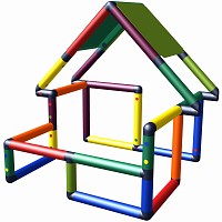 Move and Stic toddler play house LIA multi colored 