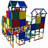 Move and Stic - Château de jeu Kinderland multicolore 0