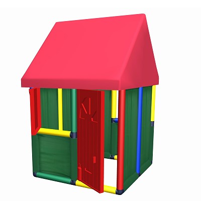 Moveandstic Maison de jeu n°1 avec porte et fenêtre 85x104x137 cm Maison de jardin pour enfants