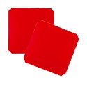 Moveandstic panel 40x40 cm, red - Set of 2