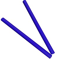 Moveandstic tube 75 cm, blue, Set of 2