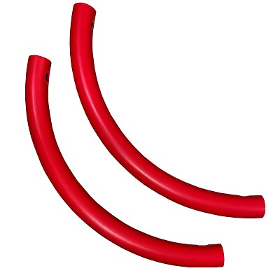 Moveandstic curved tube, red, Set of 2