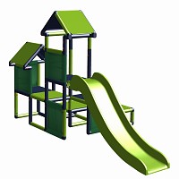 Spielturm Gesa - Kletterturm für Kleinkinder mit Ru..