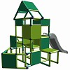 Moveandstic Lisa - Climbing Tower with Slide and Attachment, green Lisa - Climbing Tower with Slide and Attachment, green