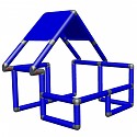 Moveandstic Basic Construction Kit, blue