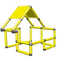 Moveandstic Basic Construction Kit, yellow
