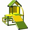 Move and Stic - Climbing Kuno with telephone function plate yellow/apple green