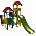 Moveandstic Moritz - play castle with slide - colorful