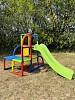 Moveandstic Olaf - Tour de jeux avec toboggan multicolore 2