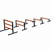 Hurdles - Set profi  Dog Agility-hurdle for slalom practice for dogs sport