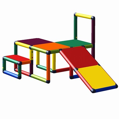 Moveandstic Sissi - Plateforme d'escalade avec pente pour jeunes enfants multicolore