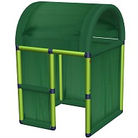 Move and stic - play house Max - green with fabric inserts 