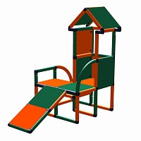 Moveandstic Levi - tower with toddlers slide 