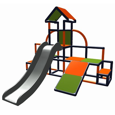 Moveandstic Charlin - adventure playground Charlin tower with slide and ramp