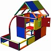 Move and Stic - Playhouse JONA with front garden and telephone Multicolor