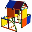 Move and stic play house Sandra multi colored