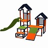 Move and Stic - Sliding tower FRANKA orange/titanium gray
