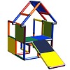 Moveandstic Noel - house with toddlers slant multicolor 