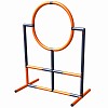 Minka und Fred - Agility dog sport ring 70cm high jump in orange/ titanium grey