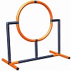 Minka und Fred - Agility dog sport ring 45 cm high jump in orange/ titanium grey i