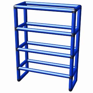 Move and Stic Portemanteau Otto bleu