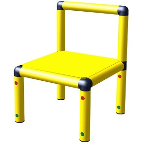 Chaise Moveandstic pour enfants jaune