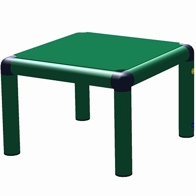 Move and Stic - Hocker Grün