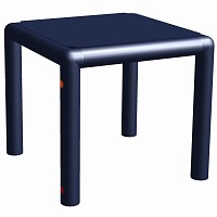 Move and Stic - Stool titanium gray