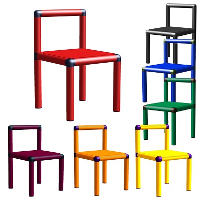 Moveandstic - chair in different colors