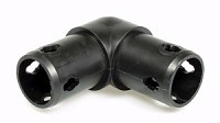 Moveandstic 2 way elbow connector 90°, black