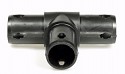 Moveandstic 3 way T connector, black