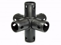 Moveandstic 6-way connector, black 